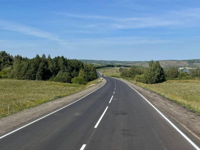 В Башкирии обновили дорогу к озеру Аслыкуль