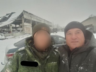 Мэр башкирского Баймака встретился в зоне СВО с мобилизованным сыном