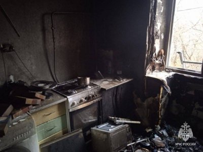 В Башкирии дети устроили пожар в квартире