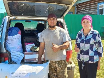 Участник проекта «Атайсал» Башкирии сформировал гуманитарный груз для воинов СВО
