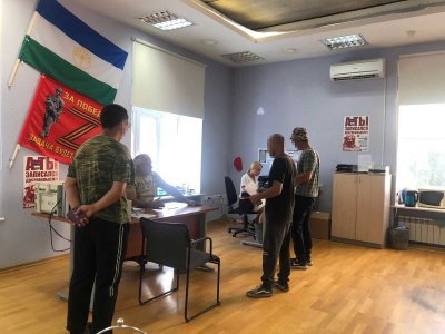 Центральный штаб добровольческого полка Башкирии продолжает работу