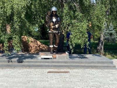 В Башкирии установили мемориал пожарным, погибшим при исполнении долга