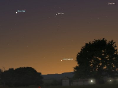 Жители Башкирии в ночном небе смогут увидеть Меркурий