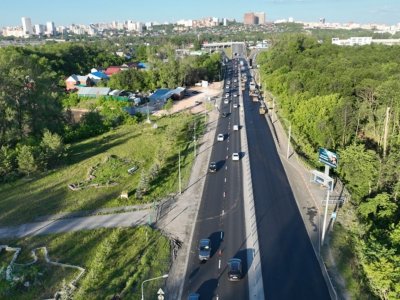 В Уфе отремонтирована треть Дёмского шоссе