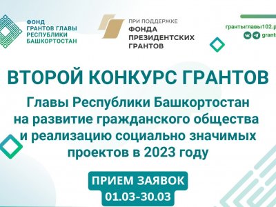 Объявлен старт приема заявок на второй конкурс грантов Главы Республики Башкортостан для НКО