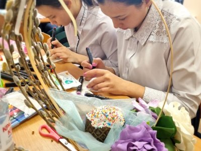 В Уфе воспитанники коррекционных школ соревновались в росписи пасхальных яиц
