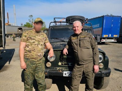 Депутату Госсобрания Башкирии, служащему в зоне СВО, передали УАЗ