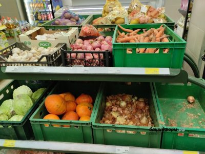 Продовольственная инфляция в Башкирии в июне составила  минус 0,25%