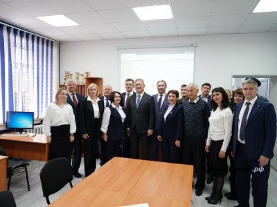 Радий Хабиров посетил Уфимский колледж радиоэлектроники, телекоммуникаций и безопасности