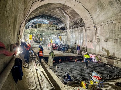 В тоннеле Восточного выезда из Уфы завершены работы с грунтами