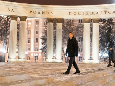 Глава Башкирии в новогоднюю ночь посетил Советскую площадь и фестиваль «Terra Zima»