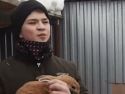 Школьник-фермер: в Башкирии девятиклассник разводит кроликов и кур