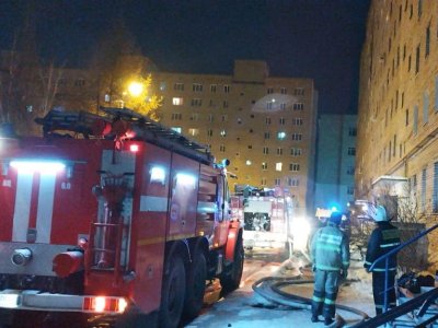 Спасенный из пожара житель Башкирии попал в больницу