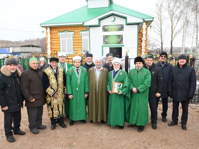 В Бижбулякском районе открылась новая мечеть «Минсылу»
