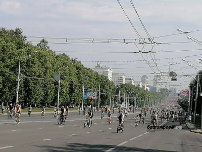 «День 1000 велосипедистов» в Уфе собрал рекордное число участников - 25 тысяч человек