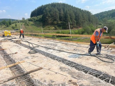 В Башкирии на белорецкой трассе ремонтируют два моста