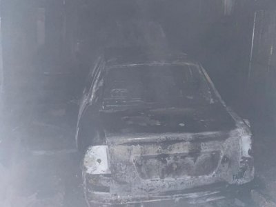 В Башкирии машина сгорела вместе с 26-летним мужчиной