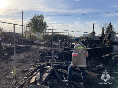 Жительница Башкирии сжигала мусор, из-за ветра разгорелся серьезный пожар