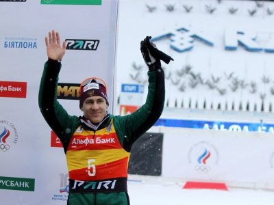 Эдуард Латыпов завоевал «серебро» чемпионата России по биатлону в суперспринте