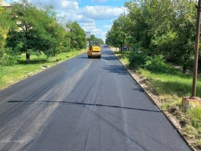 Дорожники Башкирии отремонтировали улицу в ЛНР раньше срока