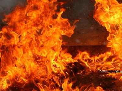 В Белорецком районе Башкирии около села Узян продолжается тушение пожара в лесу
