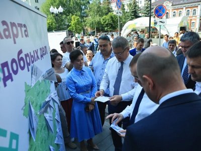 Владимир Мединский и Радий Хабиров оформили подписку в подарок для семей мобилизованных из Башкирии