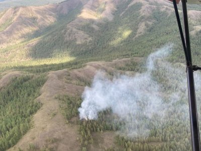 В Белорецком районе Башкирии тушат лесной пожар