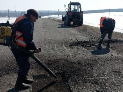 Дорожники Башкирии активизируют процесс ямочного ремонта