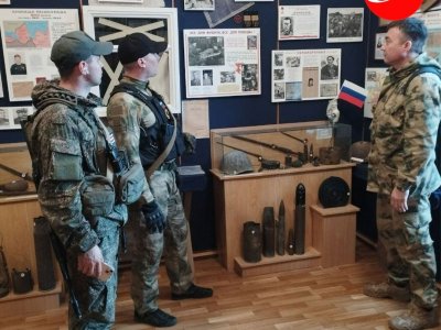 Мобилизованные из Башкирии организовали в Запорожье выставку о воинской славе