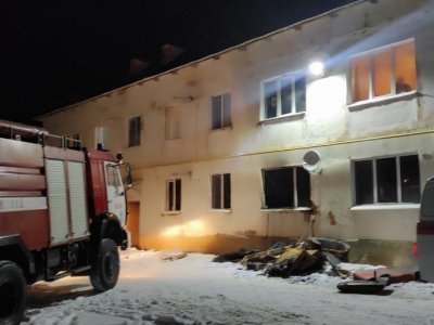 В Башкирии накануне нового года в пожаре в многоквартирном доме пострадал 53-летний мужчина