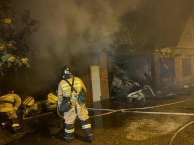 При пожаре в Башкирии пострадал пожилой мужчина