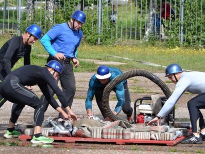 В Башкирии прошли соревнования по пожарно-спасательному спорту в память о Героях-чернобыльцах