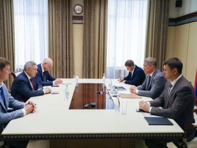 Радий Хабиров встретился с президентом Академии наук Татарстана