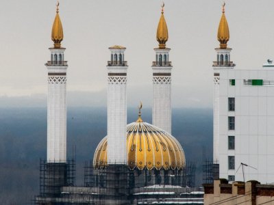 Глава ДУМ Башкирии Айнур Биргалин показал последствия падения купола мечети «Ар-Рахим»
