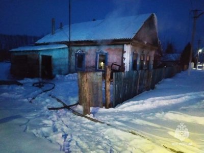 В Башкирии в утреннем пожаре погиб мужчина