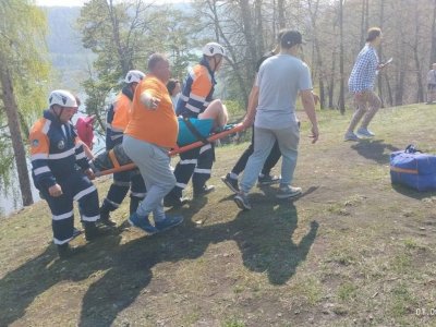 В Нуримановском районе Башкирии со скалы сорвался турист