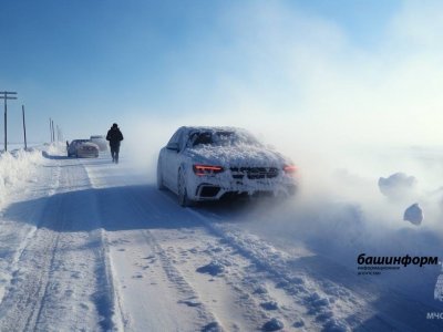 В Башкирии на оренбургской трассе продлено ограничение