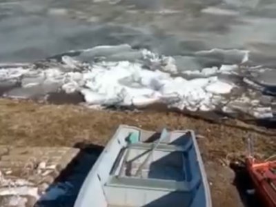 В Башкирии на реке Белой начался ледоход