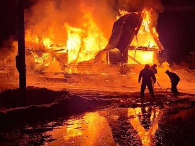 В Башкирии потушен пожар, где пострадали 5 человек, 3 из которых дети