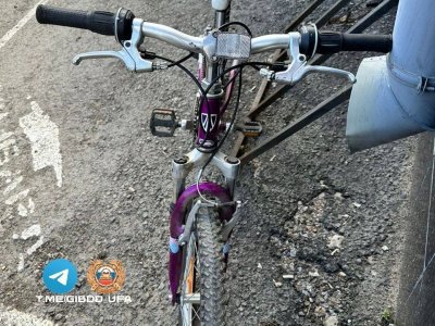 В Уфе после столкновения с 12-летним велосипедистом водитель покинул место ДТП