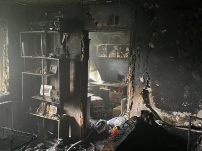 В Уфе из-за зарядки от телефона сгорела двухкомнатная квартира