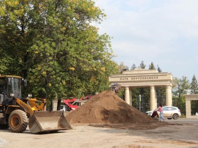 В Уфе продолжается второй этап благоустройства парка культуры и отдыха Нефтехимиков