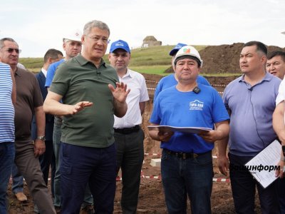 Глава Башкирии дал старт строительству визит-центра будущего Евразийского музея кочевых цивилизаций