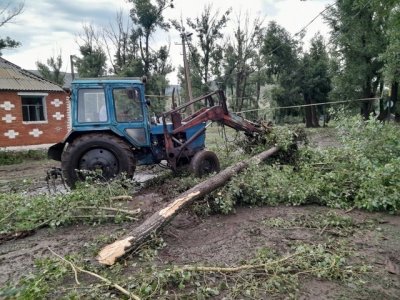 В Башкирии целая деревня пострадала от ливня и ураганного ветра