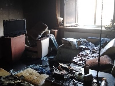 В Башкирии из-за пожара в квартире эвакуировали жильцов дома