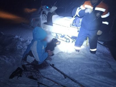 В Башкирии пропавшую без вести лыжницу спасателям помогла найти ее собака