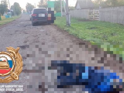 В Башкирии водитель на Audi Q3 переехал лежавшего на дороге пешехода