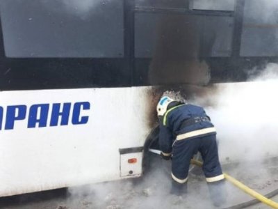 Стала известна причина возгорания пассажирского автобуса на дороге в Уфе