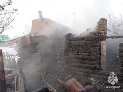 В Башкирии при пожаре в бане погиб 82-летний хозяин