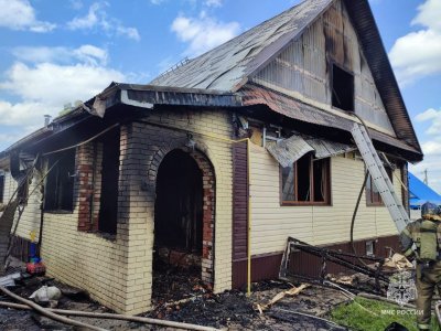 В Башкирии после пожара в доме обнаружили тело мужчины